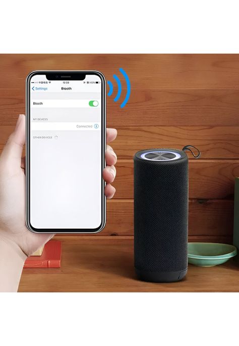 Parlante Bluetooth True Wireless RGB + Radio FM P468N +10W-8