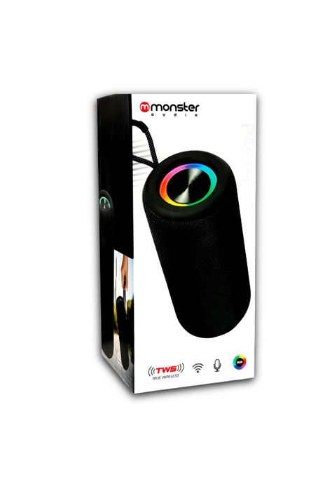 Parlante Bluetooth True Wireless RGB + Radio FM P468N +10W-9