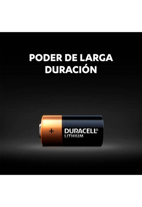 PILA ESPECIAL DURACELL CR2 3V LITHIUM DLCR2 LARGA DURACION-2