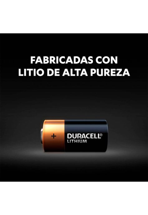 PILA ESPECIAL DURACELL CR2 3V LITHIUM DLCR2 LARGA DURACION-3