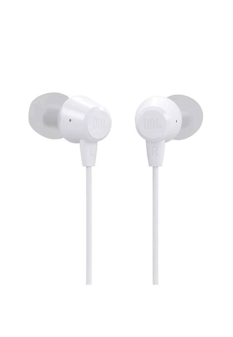 Audifono JBL In Ear con Manos Libre Harman C50 Hi Bass White-2