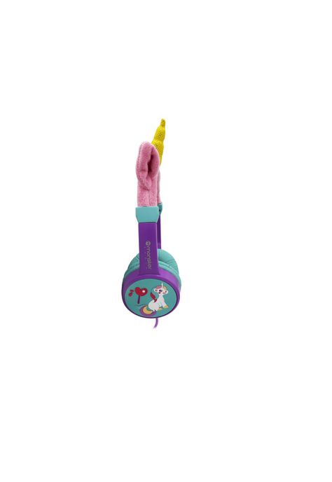 Audifonos para Niña Morados Monster Unicornio Ck01M-2