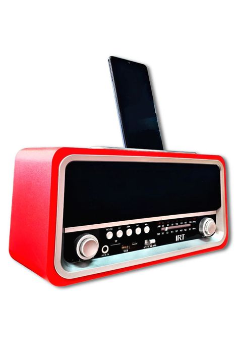 Radio Retro Vintage IRT Bluetooth /AM /FM Recargable RETRO06-0