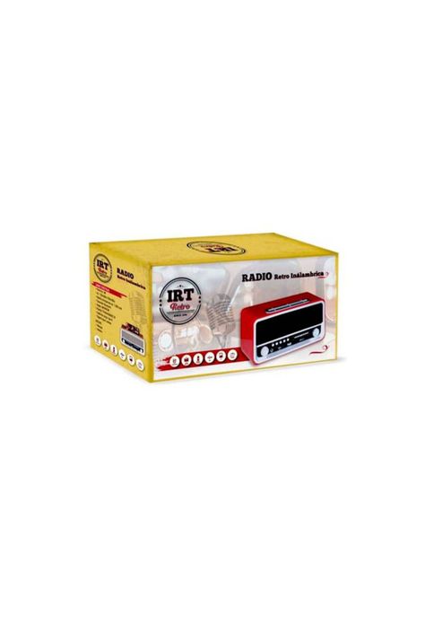 Radio Retro Vintage IRT Bluetooth /AM /FM Recargable RETRO06-7