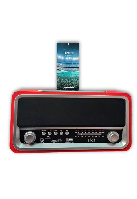 Radio Retro Vintage IRT Bluetooth /AM /FM Recargable RETRO06-2