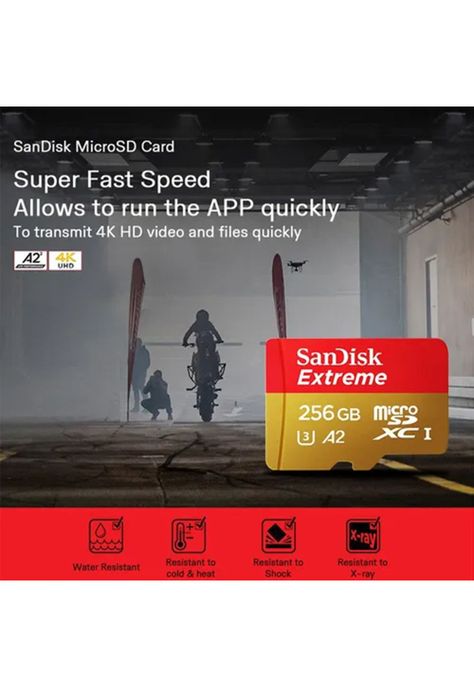 Memoria Micro SD SanDisk 256 GB Extreme Line A2 190 MB/s 4K-5