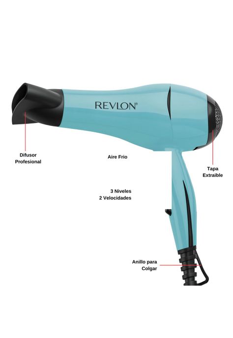 Secador de Cabello Revlon IonicPro 2000W Calipso RVDR5294LA2-2