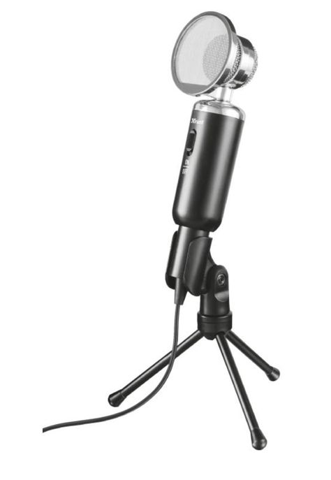 Microfono de Escritorio Trust Madell Jack 3.5mm con Filtro POP-3