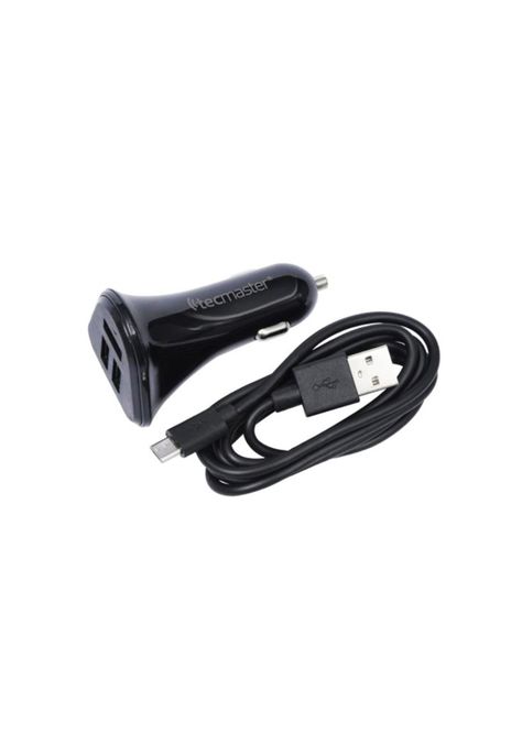 Cargador Usb para Auto Tecmaster de 3A con Carga Rapida 200508-1
