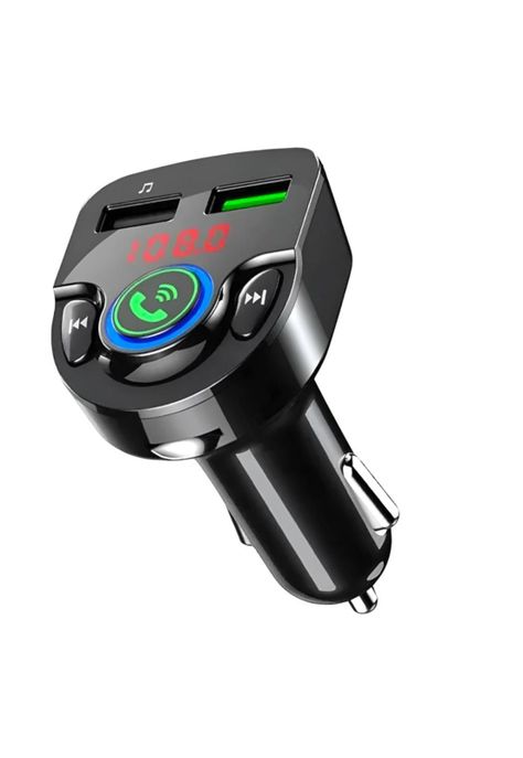 Transmisor FM para Auto BT + Manos Libres + Cargador 3A/ MP3-3