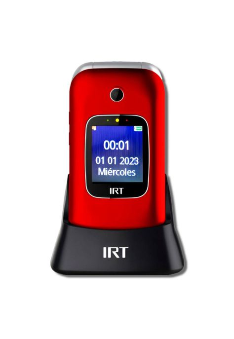 Teléfono IRT Senior 4G S. O. S para Adulto Mayor Almeja 330R-1