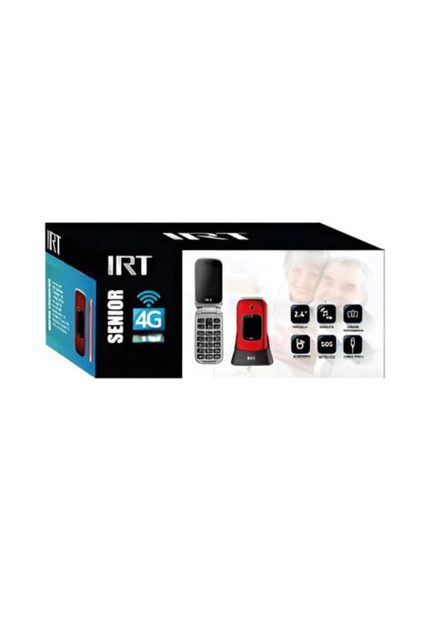 Teléfono IRT Senior 4G S. O. S para Adulto Mayor Almeja 330R-4