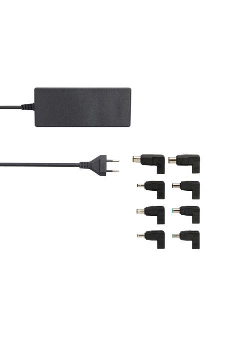Cargador Universal Notebook Multimarcas Auto Regulable 65W-1