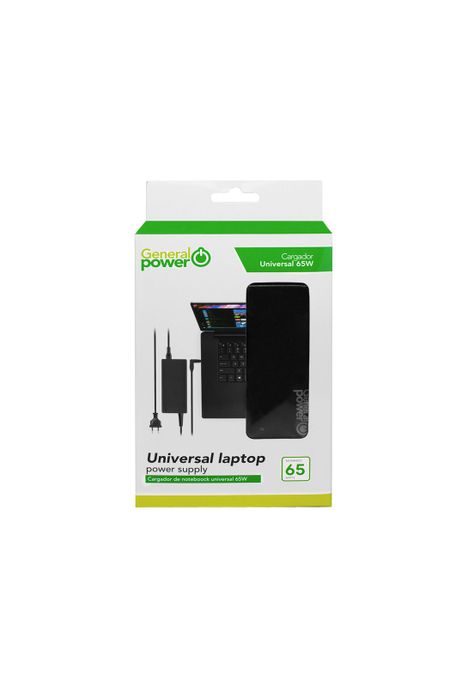 Cargador Universal Notebook Multimarcas Auto Regulable 65W-4