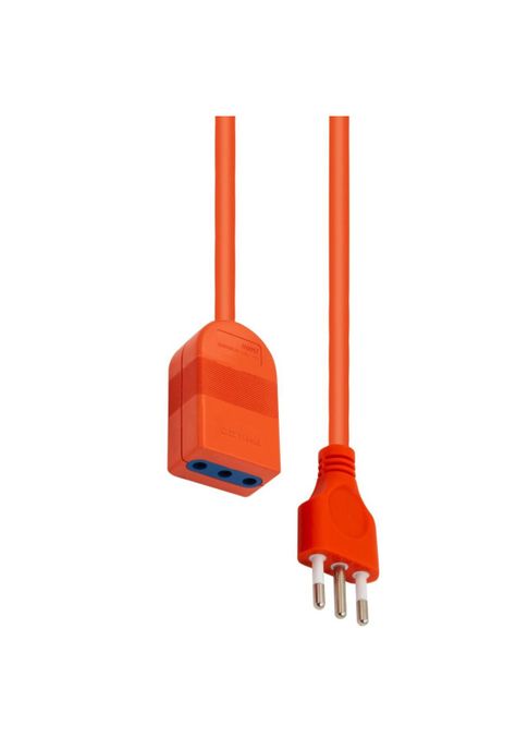 Extensión Eléctrica 15 Metros SEC XT49/ 2500W/ 10A Naranjo-2