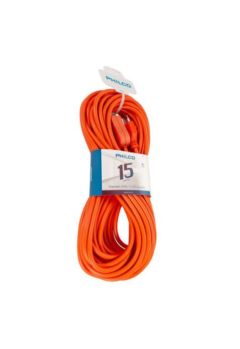 Extensión Eléctrica 15 Metros SEC XT49/ 2500W/ 10A Naranjo-7