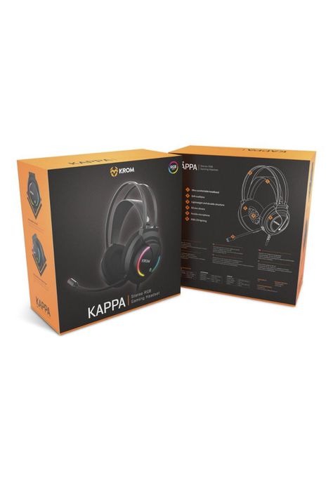 Audifonos Gamer Krom Kappa Rgb Dual Jack 3.5Mm-3