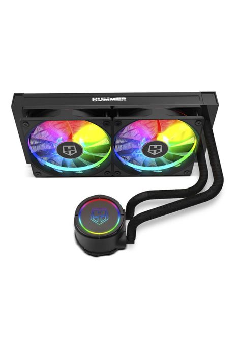 Water Cooling Hummer H-240 Full Color Argb Intel - Amd-2