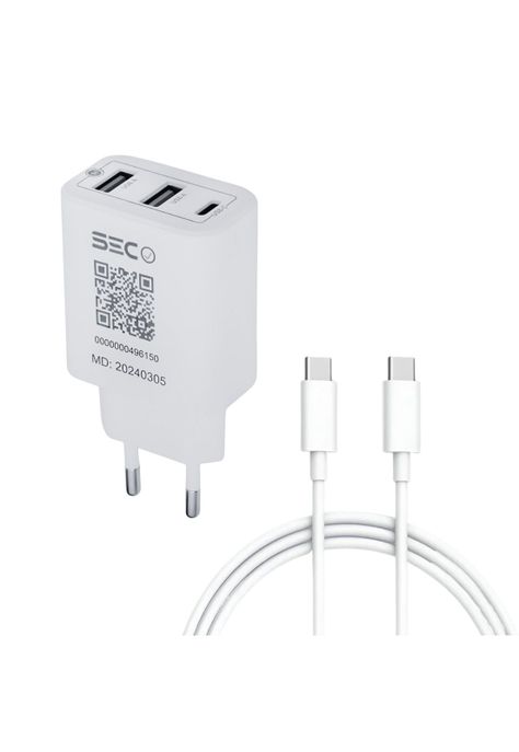 Cargador USB-C de Carga Rapida 30W con GAN + Power Delivery-0