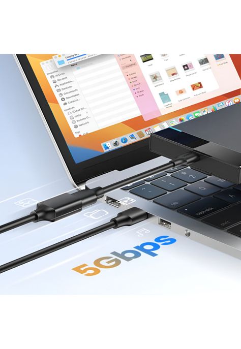 Extension USB 3.0 High Speed 5 Gbps 2 MT Tecmaster TM-100521-1