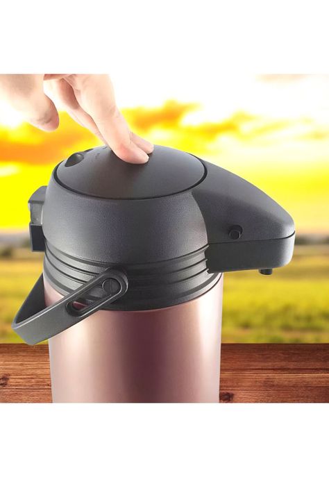 Termo con Sifón para Líquidos 1.9L Thermos JADO-19 Rosa Gold-5