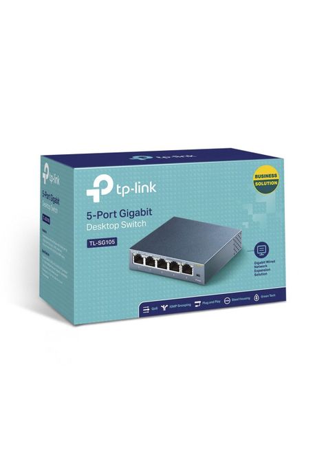 Switch Tp-Link 5 Puertos Gigabit TL-SG105 High Performance-2