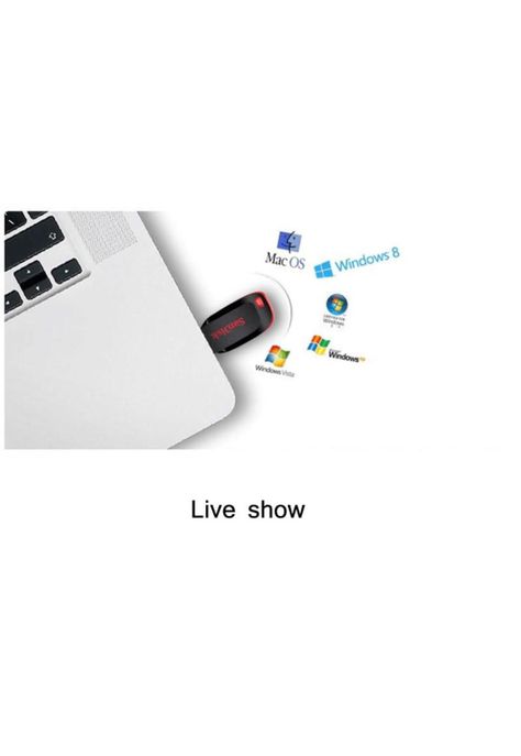 Pendrive Sandisk 128 GB Cruzer Blade USB 2.0 Flash Drive Z50-4