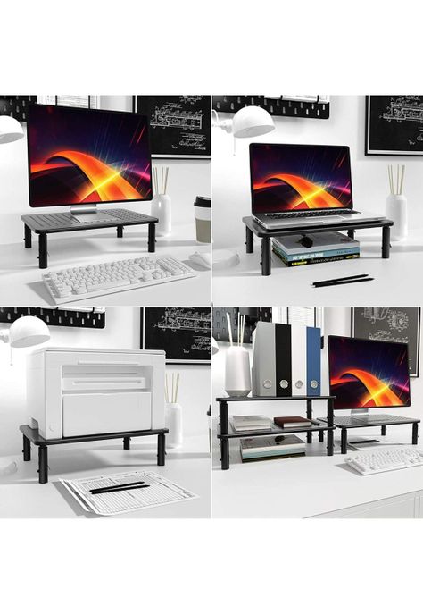 Base para soportar Monitor Ajustable 12 KG Max Aluminum Desk-5