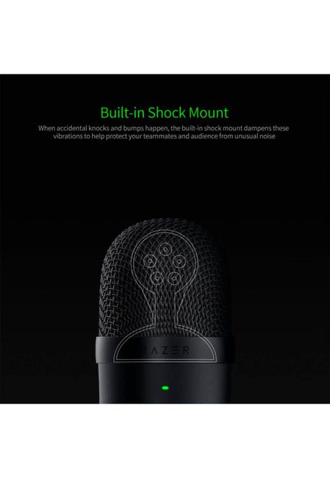 Microfono Razer Seiren Pink Mini Ultra Quart Condensador-4