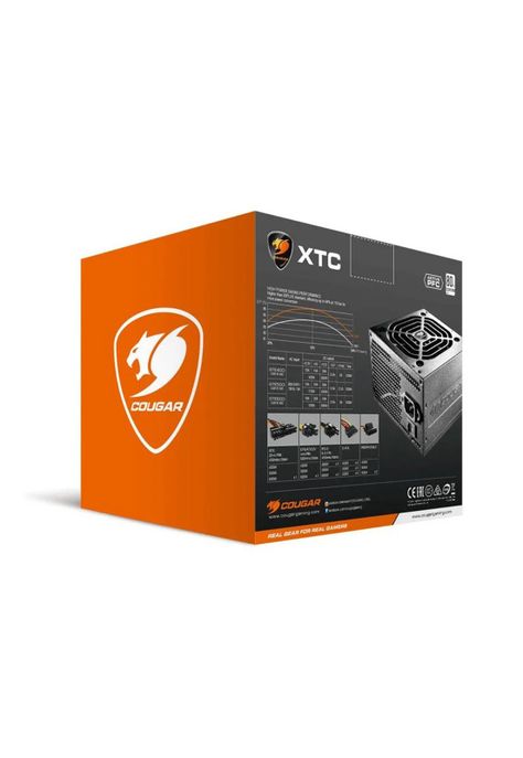 Fuente de Poder Gamer ATX Cougar XTC 600W Plus 80 High Power-9