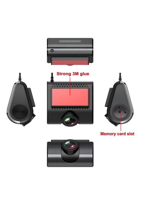 Cámara Grabadora Automotriz DVR Dashcam HD Aiwa AW-A10DVR-4