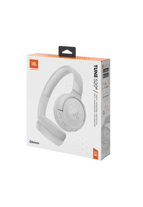 Audífonos Inalámbricos JBL T520BT White Edition 57 Horas-0