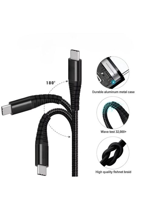 Cable de Datos USB-C a USB-C 2.5 MT PREMIUM PD 60W-9