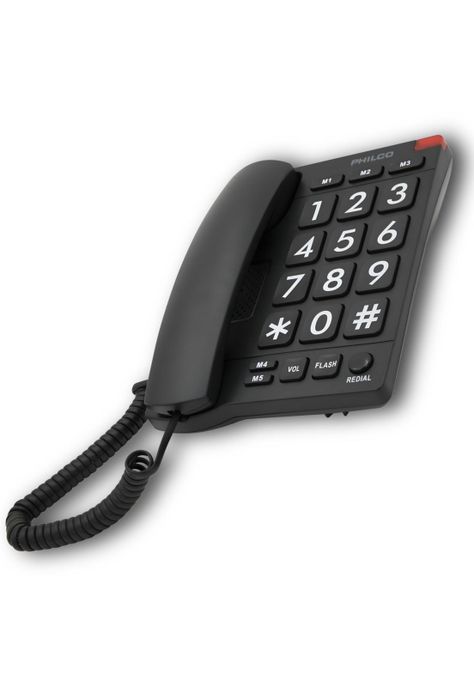 Telefono de Red Fija Adulto Mayor con Números Grandes 170BK-1