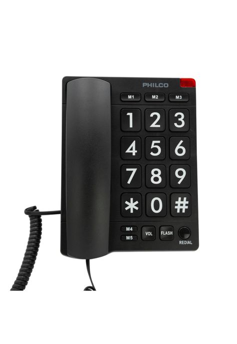 Telefono de Red Fija Adulto Mayor con Números Grandes 170BK-4