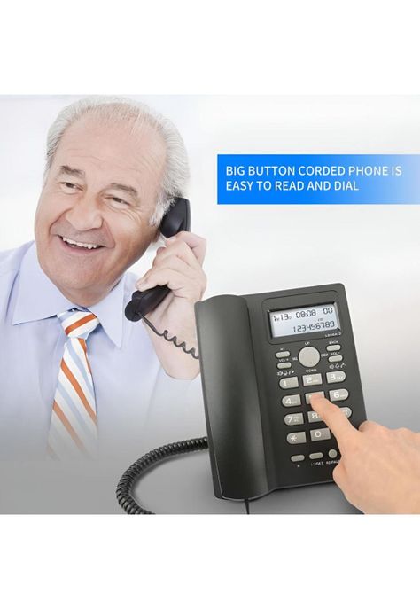 Teléfono De Red Fija Uniden Con Manos Libre Sobre Mesa 7413-3