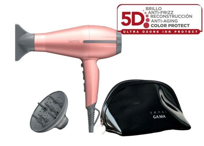 SECADOR DE CABELLO GAMA TEMPO 5D SENSI ROSE-2