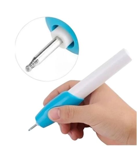 LAPIZ GRABADOR TALLADOR DE VIDRIO PARA MADERA,METAL,PLASTICO A PILA -2