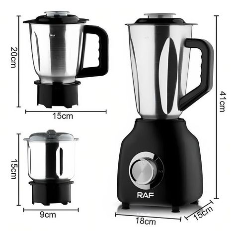 LICUADORA VASO ACERO INOXIDABLE RAF R-2843-3