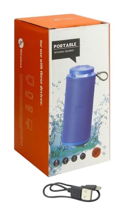 PARLANTE RECARGABLE BLUETOOTH MODGT-112 PORTABLE FMUSBTF AZUL-1