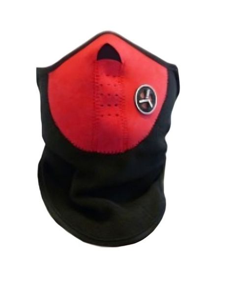MASCARA PARA MOTO O BICICLETA POLAR ROJO-0