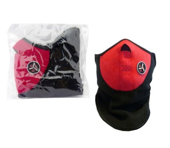 MASCARA PARA MOTO O BICICLETA POLAR ROJO-1