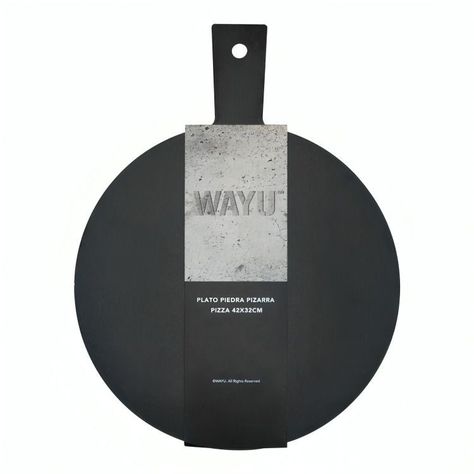 PLATO REDONDO PIEDRA PIZARRA 25CM WAYU-2