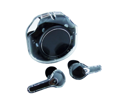 AUDIFONO TRU WIRELESS BLUETHOOTH CON PANTALLA ULTRAPOD NEGRO-1
