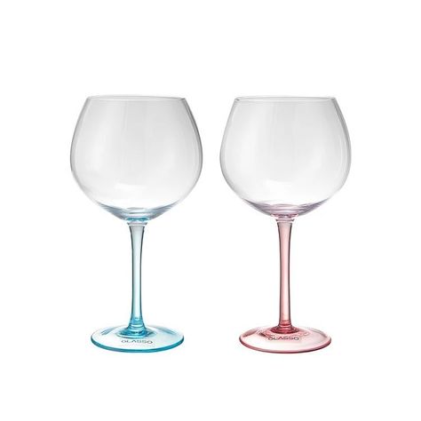 SET 2 COPAS APERITIVO GLASSO ROSADO-1