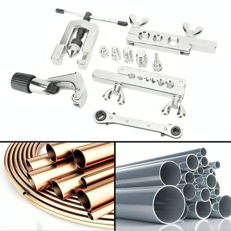 Maleta De Herramientas Expansor Cónico Cortador De Tubo-2