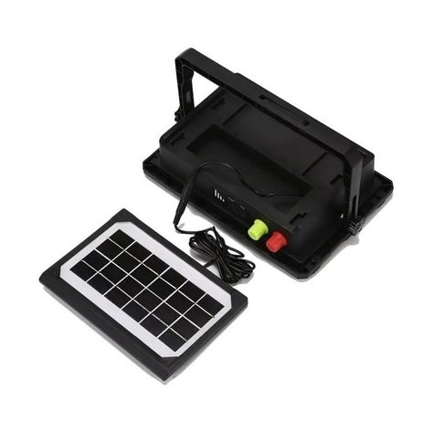 Proyector Reflector Led Con Panel Solar Desmontable 300w-2