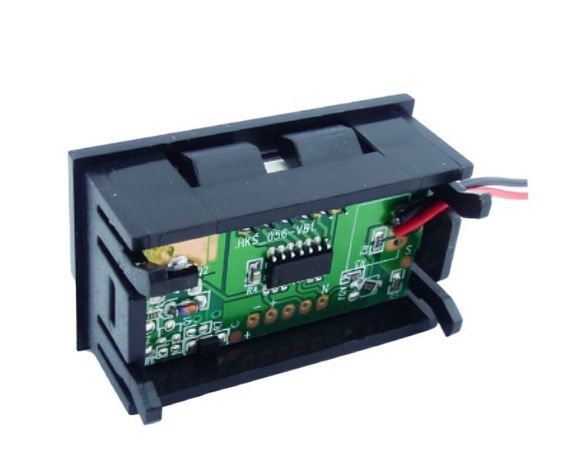 PANEL DISPLAY LED VOLTIMETRO DIGITAL 0-30 VDC PARA ARDUINO Y OTROS USOS-1