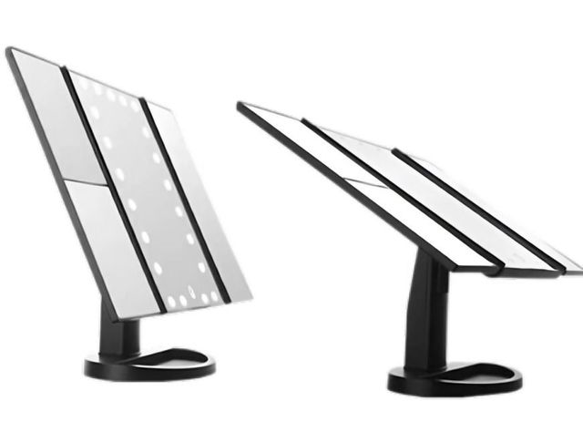 Espejo Para Maquillaje Aumentos 2x 3x Luz Led-1