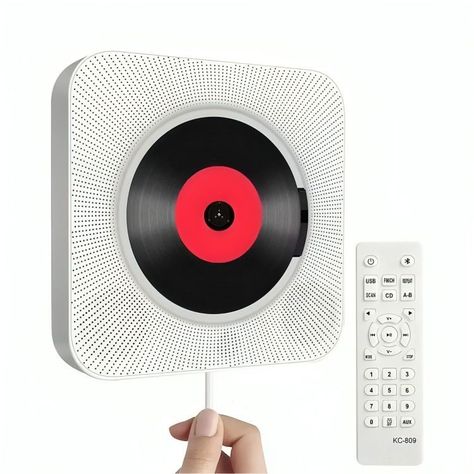 Reproductor De Cd Portátil -parlante Incorporado-0